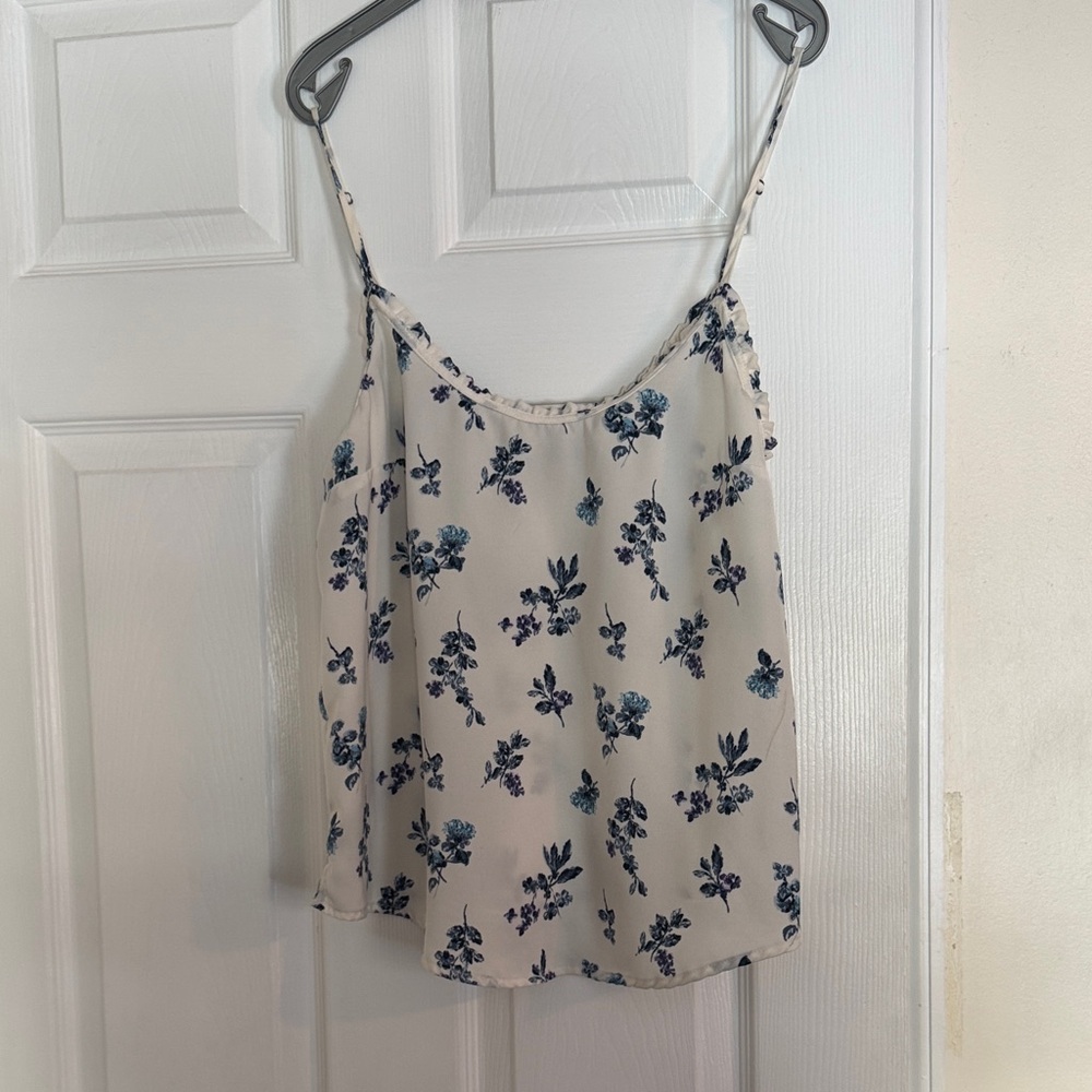 Abercrombie & Fitch Blue Floral Camisole
